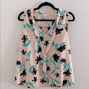 c & e Floral Tank
